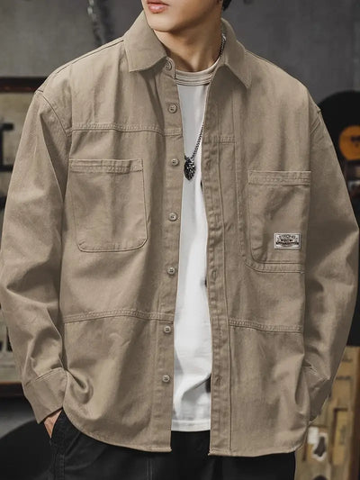 Crispian - Elegant Casual Shirt Jacket