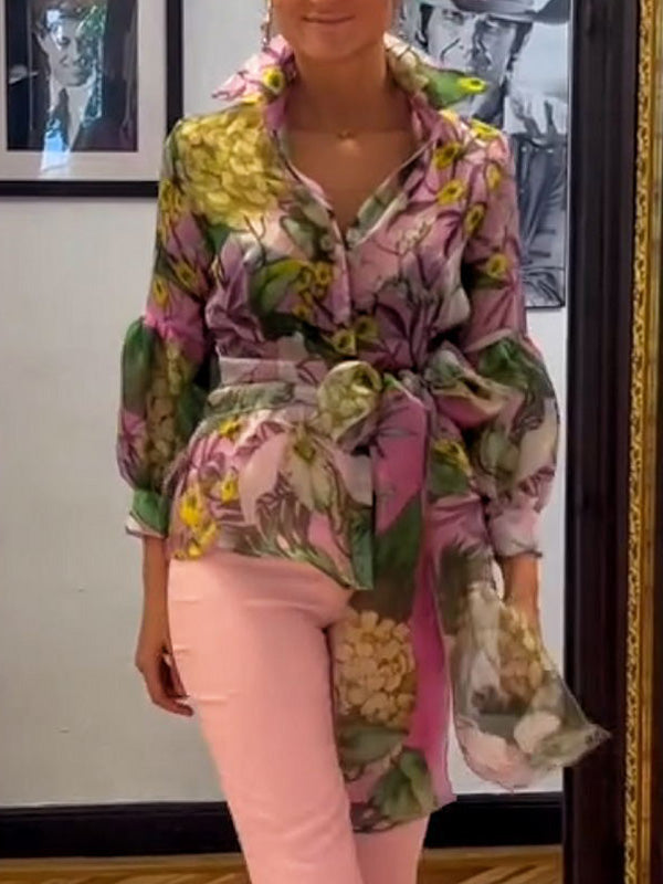 Fashionable and elegant printed skirt