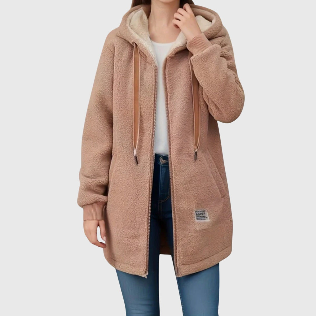 Fenella - Stylish Casual Hooded Coat