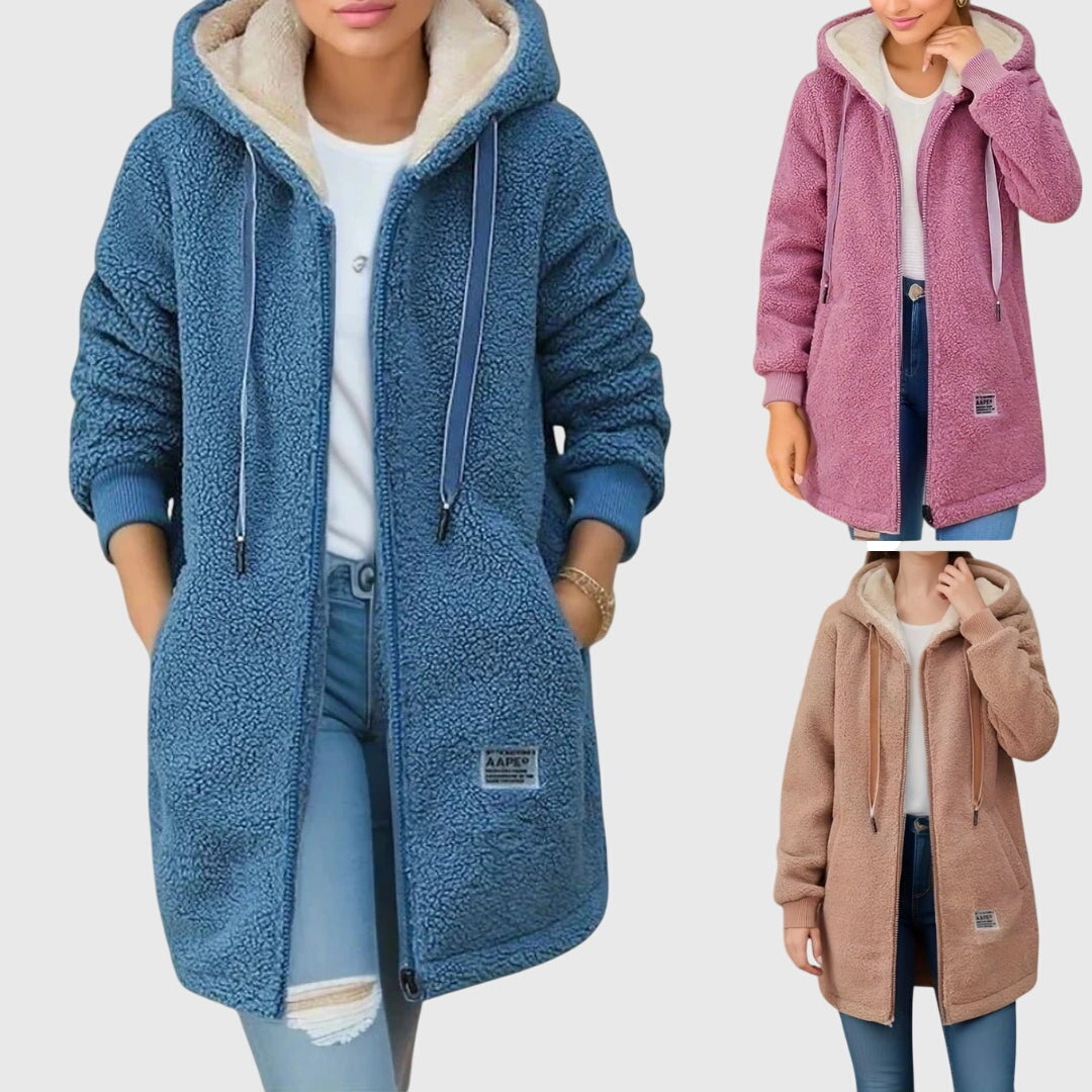 Fenella - Stylish Casual Hooded Coat