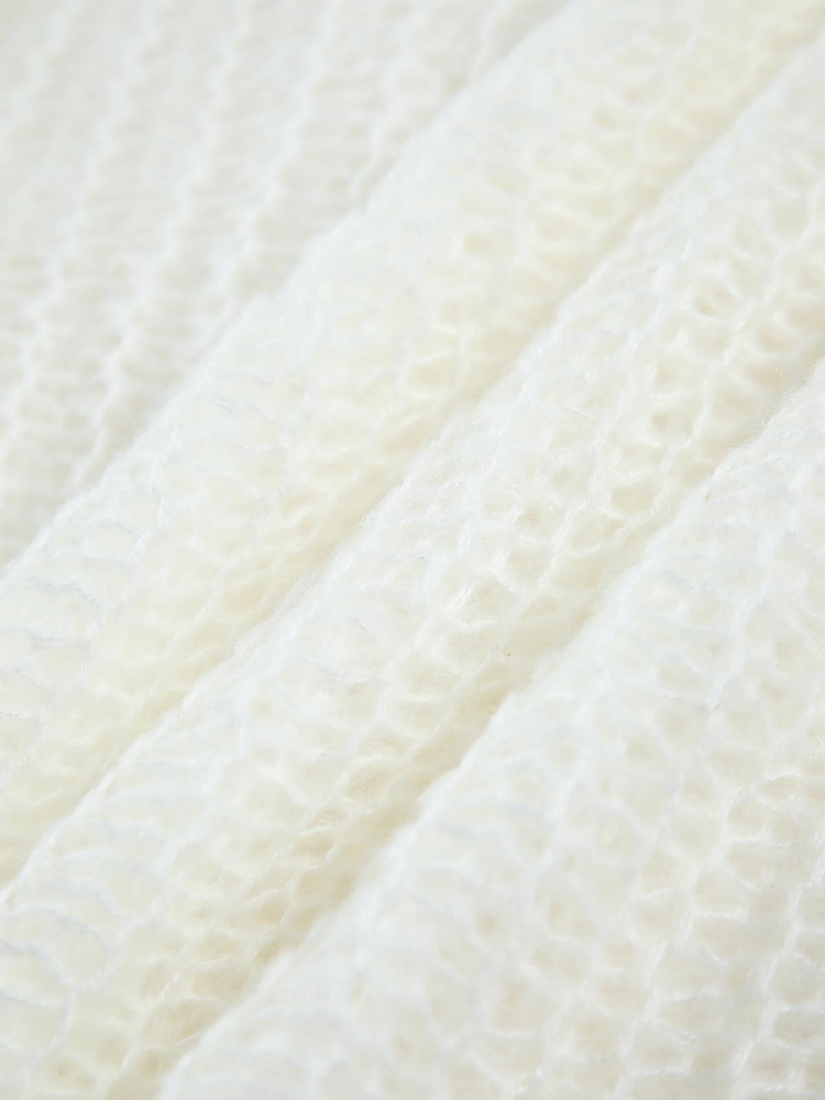 Open Knit Oversized Sweater