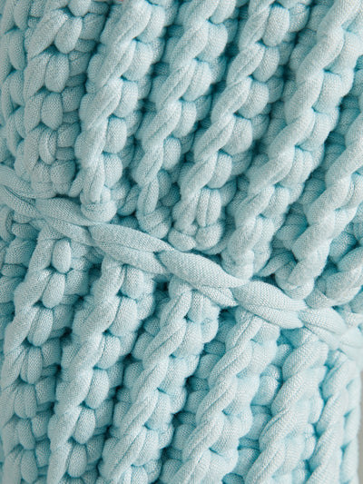 Crochet Conch-Shaped Handbag