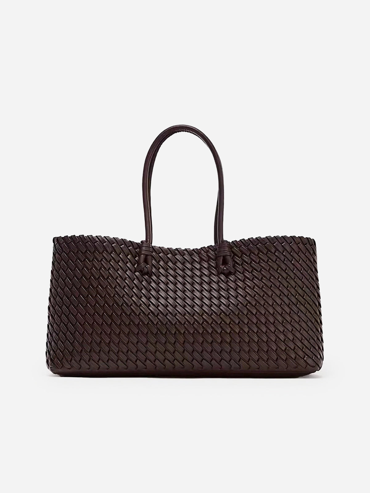 Woven PU Tote Bag