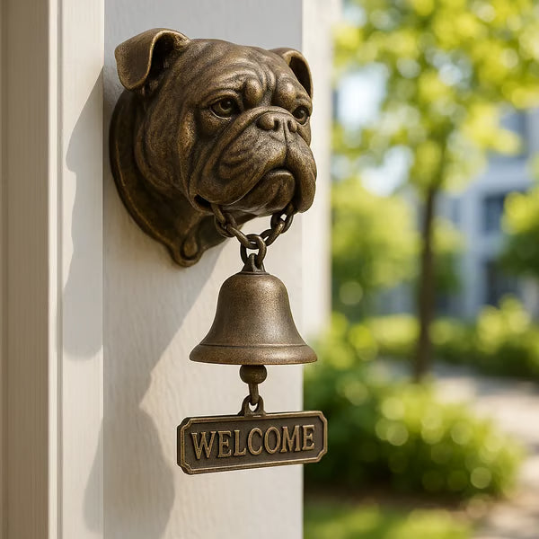 Severian - Antique Dog Welcome Bell