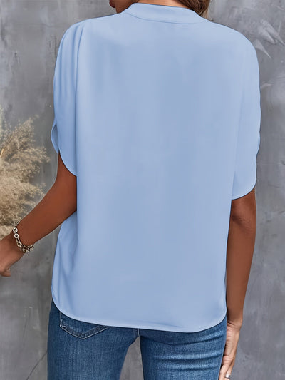 Milan - Classic V-Neck Blouse