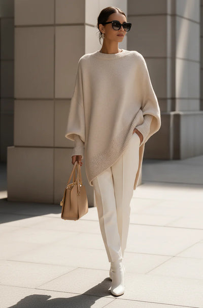 Effortless Elegance Oversized Poncho