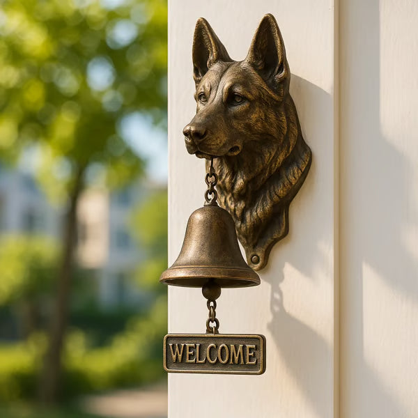 Severian - Antique Dog Welcome Bell