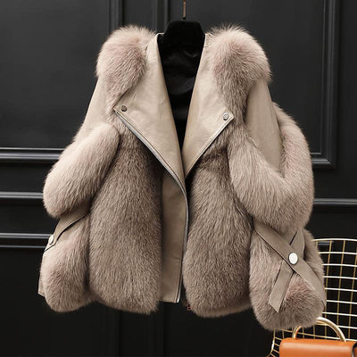 Sophia - Elegant Fur Jacket