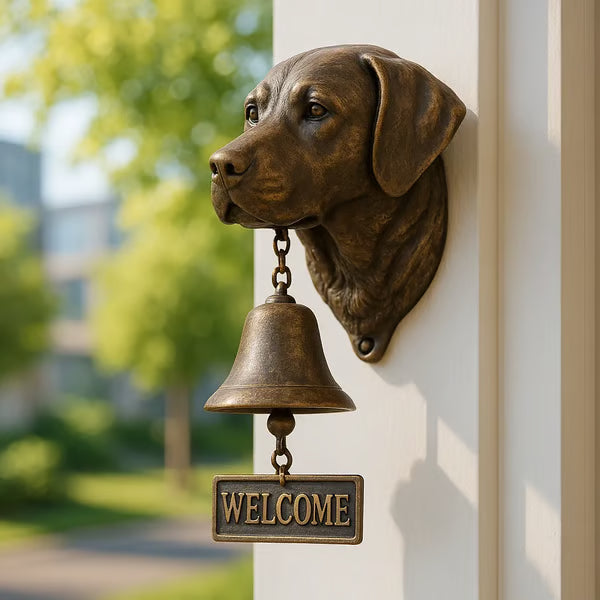 Severian - Antique Dog Welcome Bell
