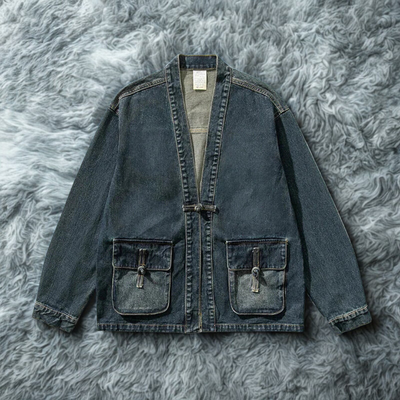 Vintage Wash Denim Kimono