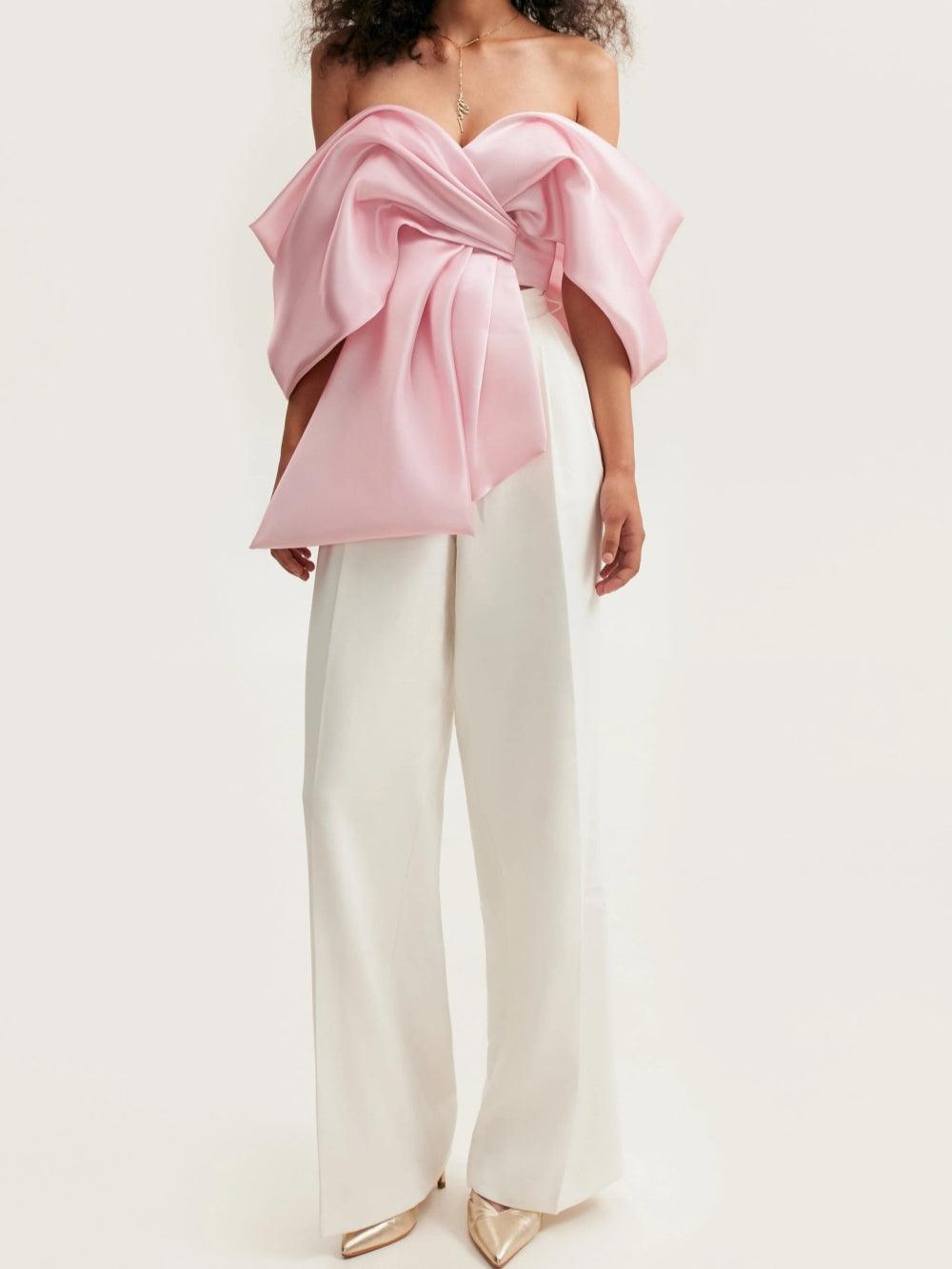 Bow Off Shoulder Party Top