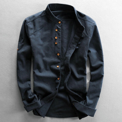 Arturo - Elegant Casual Mandarin Shirt
