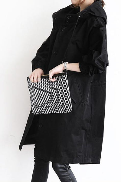 Water Resistant Oversized Hooded Windbreaker Rain Jacket