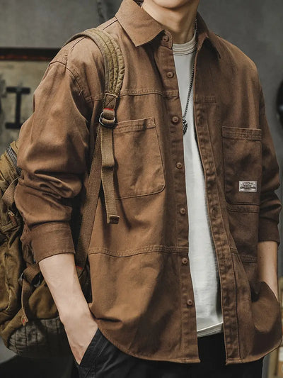 Crispian - Elegant Casual Shirt Jacket