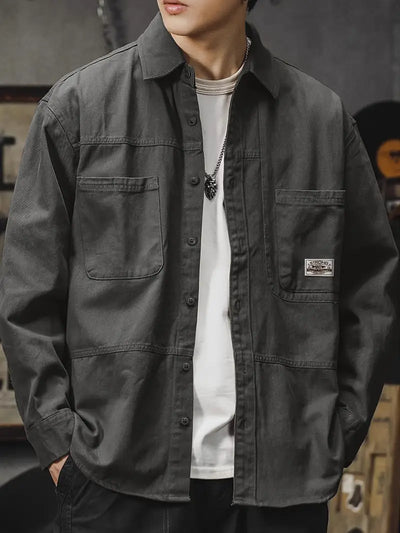 Crispian - Elegant Casual Shirt Jacket