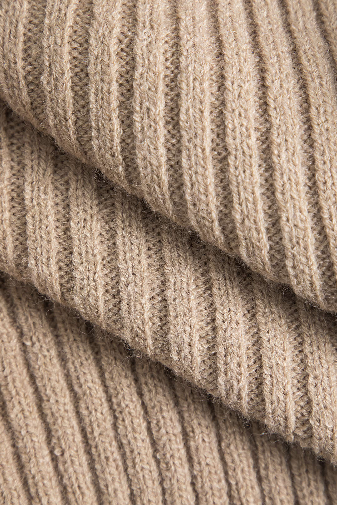 Crossover sweater with long sleeves