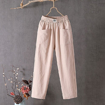 Solid Color Simple Loose Casual Pants