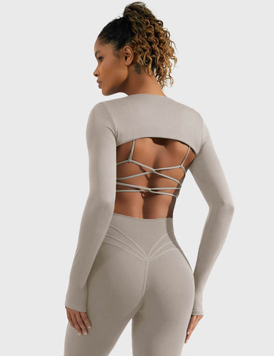 Yeoreo Crissy Long Sleeve Bolero Shrug