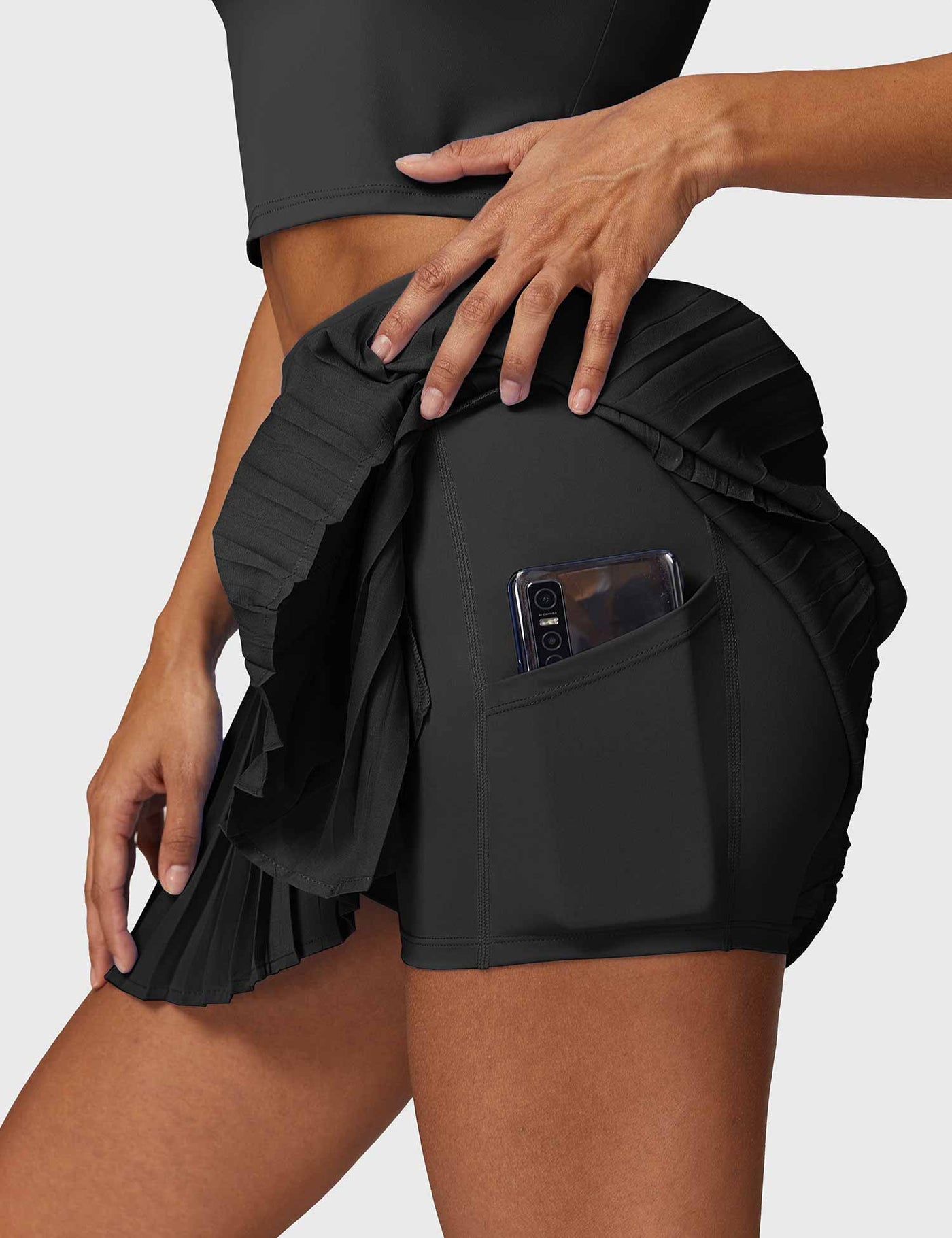 Yeoreo Crop Top Tennis Skirt Sets