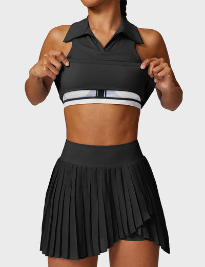 Yeoreo Crop Top Tennis Skirt Sets