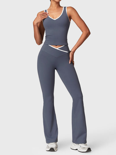 Yeoreo Alberta Contrast Trim Sports Set