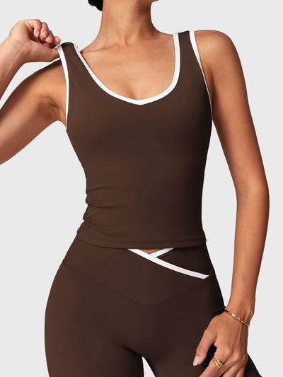 Yeoreo Alberta Contrast Trim Sports Set