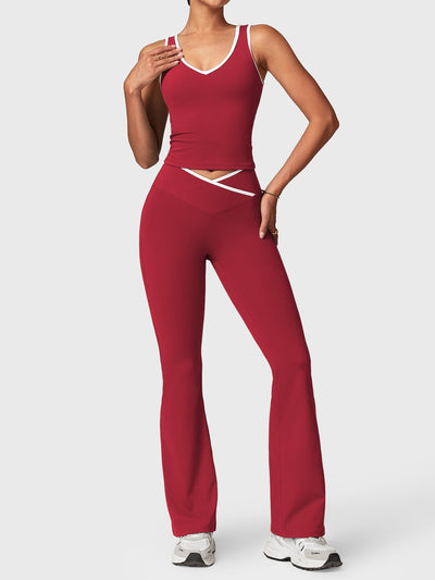 Yeoreo Alberta Contrast Trim Sports Set