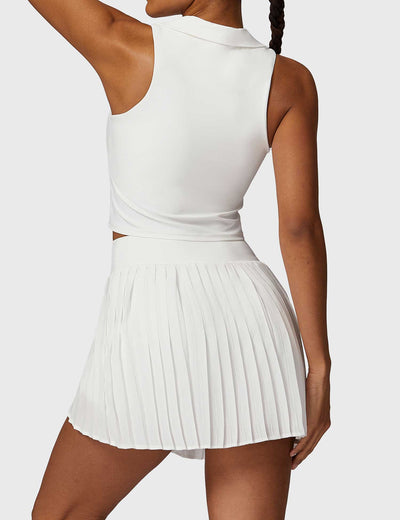 Yeoreo Crop Top Tennis Skirt Sets