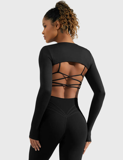 Yeoreo Crissy Long Sleeve Bolero Shrug