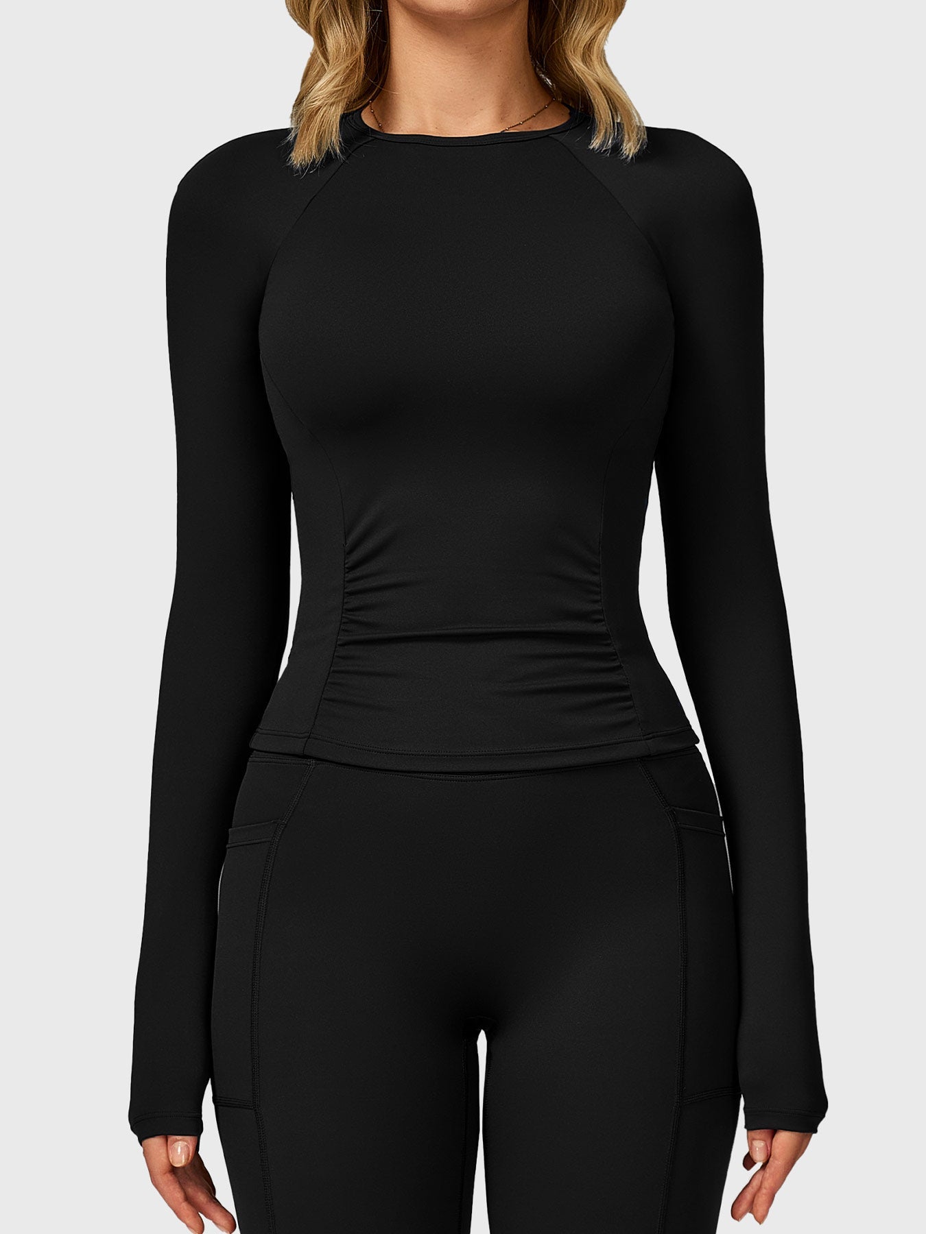Yeoreo Lesley Sculpted Long Sleeves Top
