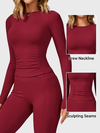 Yeoreo Lesley Sculpted Long Sleeves Top