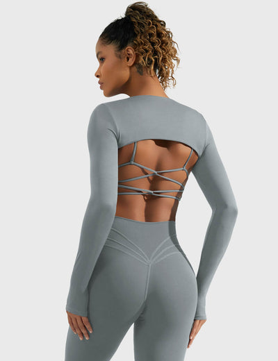 Yeoreo Crissy Long Sleeve Bolero Shrug