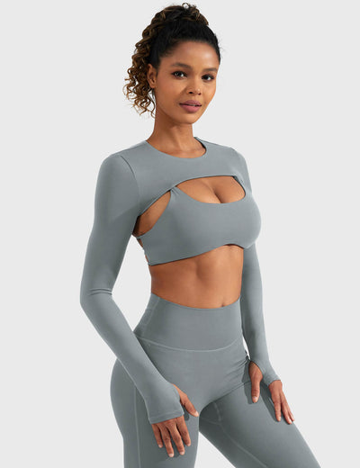 Yeoreo Crissy Long Sleeve Bolero Shrug