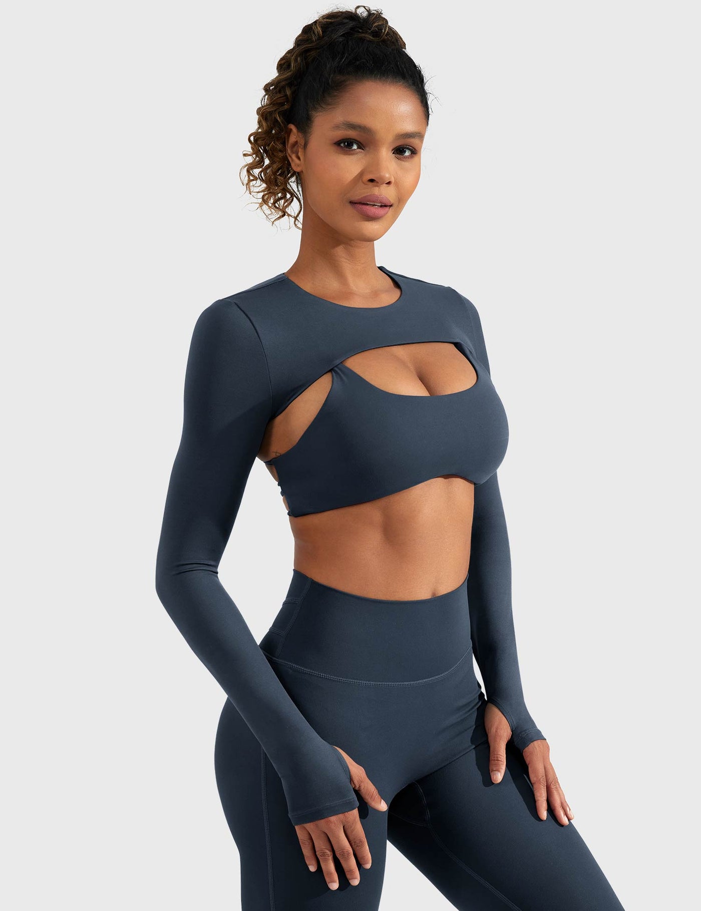 Yeoreo Crissy Long Sleeve Bolero Shrug